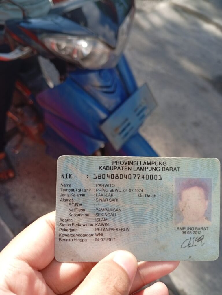 Tiket Hilang